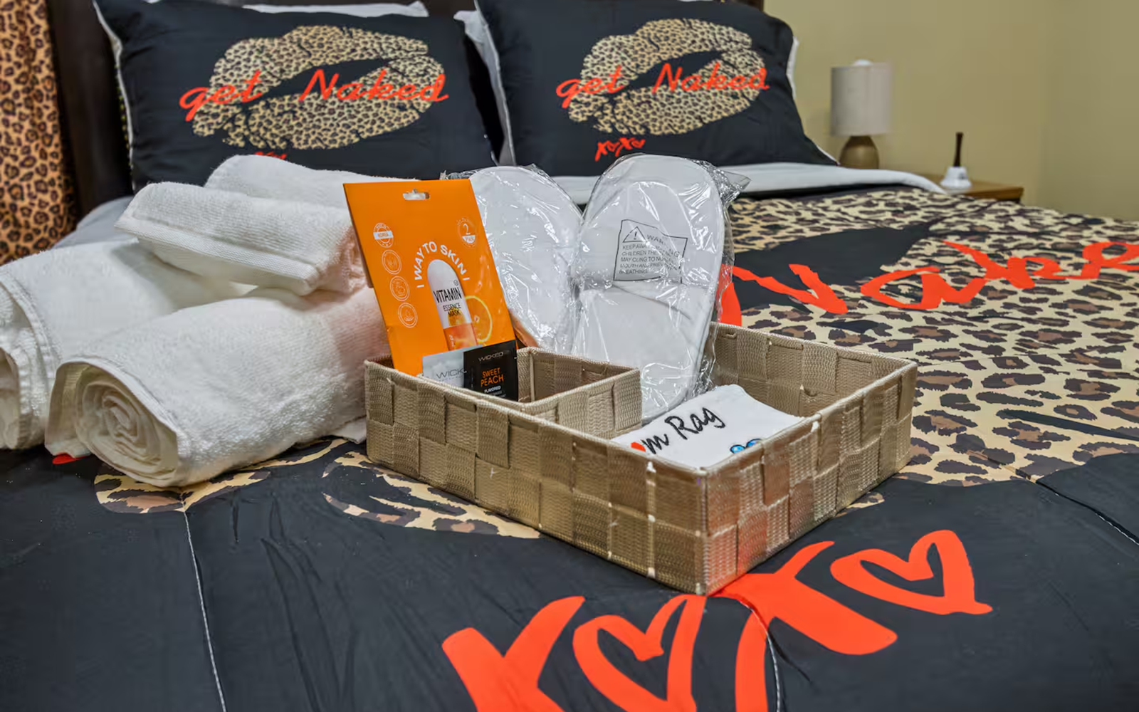 Welcome Basket Bedroom Milwaukee Get Naked Theme