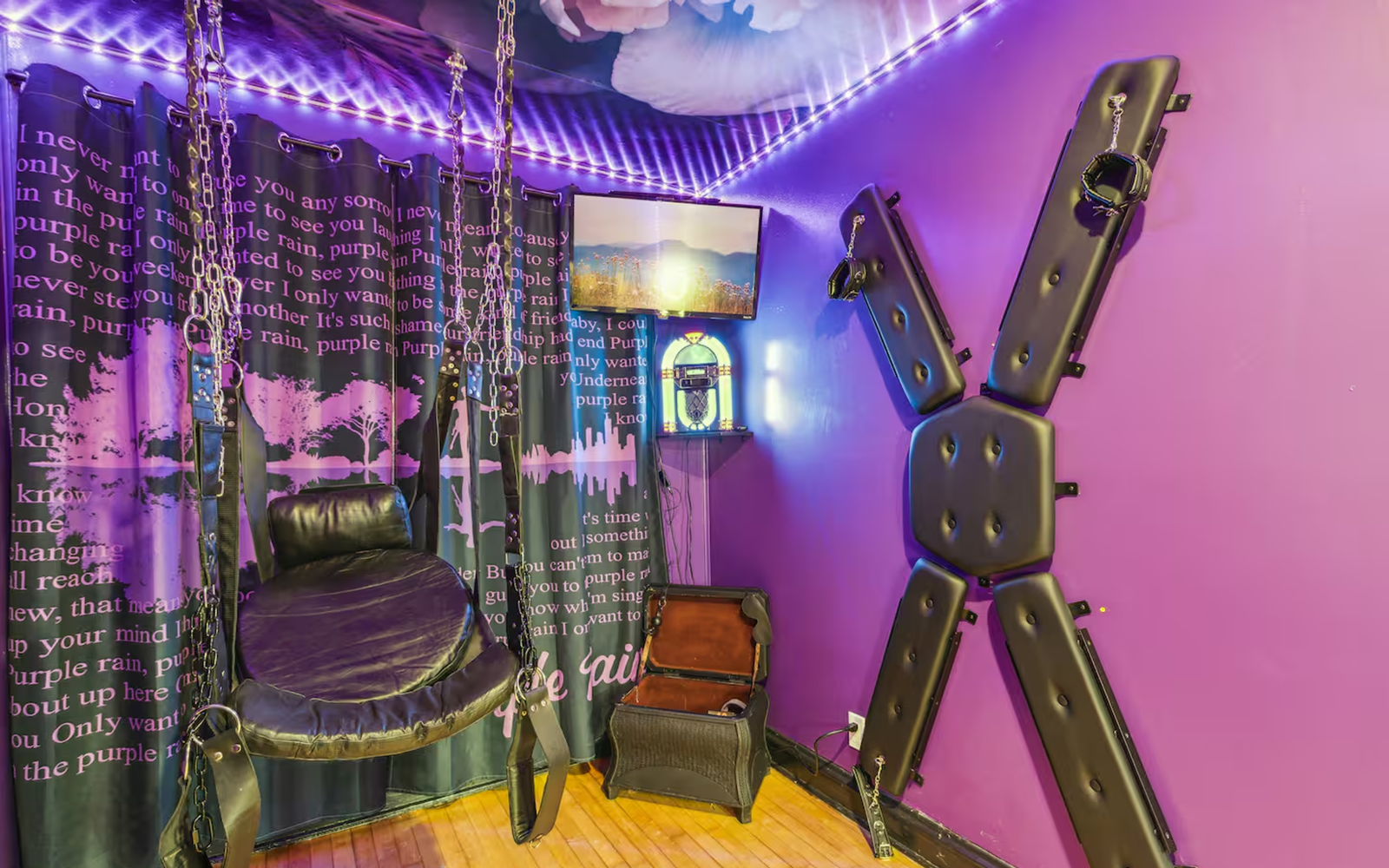 Milwaukee Purple Rain theme bedroom suite